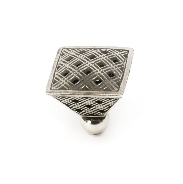 Carpe Diem Hardware - Geometric Triangle Knob w/ Button Base - Chalice
