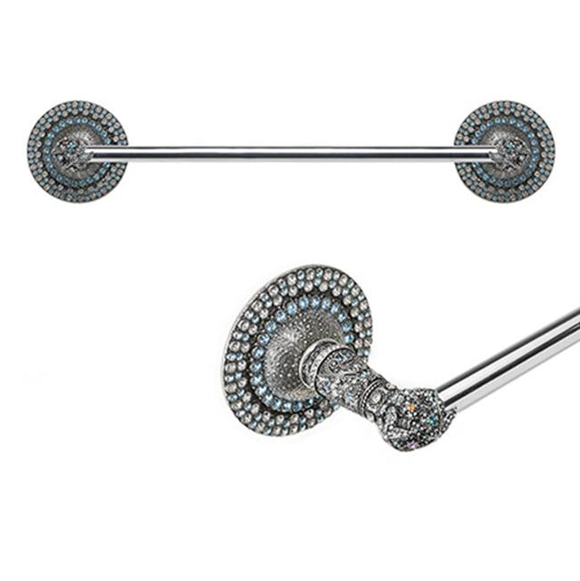 Carpe Diem Hardware - Coastal Living 36'' O.C. Approx Towel Bar w/ Swarovski Crystals - Chalice