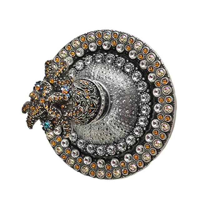Carpe Diem Hardware - Coastal Living Large Hook w/ Swarovski Crystals - Chalice