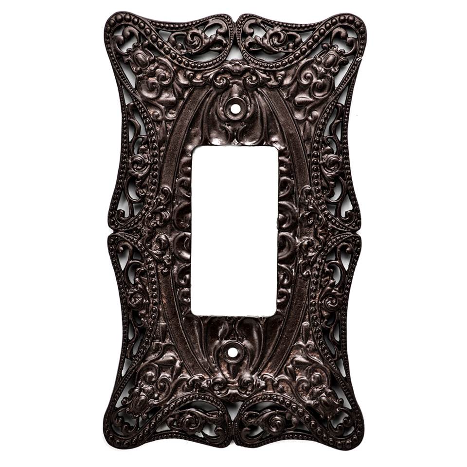 Carpe Diem Hardware - Acanthus Single Rocker/Gfi Switchplate - Chalice