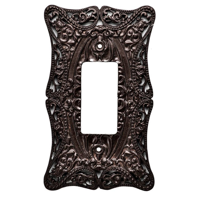 Carpe Diem Hardware - Acanthus Single Rocker/Gfi Switchplate - Chalice
