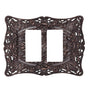 Carpe Diem Hardware - Acanthus Double Rocker/Gfi Switchplate - Soft Gold