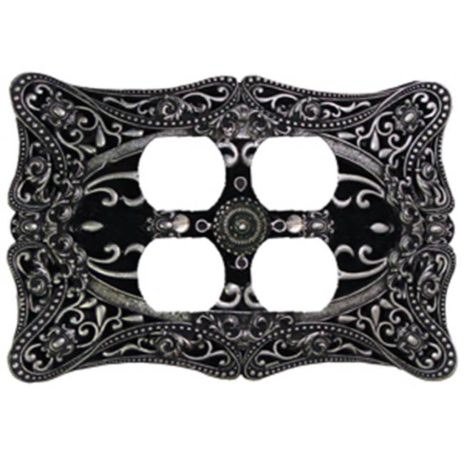 Carpe Diem Hardware - Carpe Diem 5007-9 Acanthus Chalice Double Duplex Outlet - Chalice