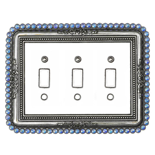 Carpe Diem Hardware - Carpe Diem 5102-9Ab Cache Chalice Triple Toggle With 84 Swarovski Crystals - Chalice