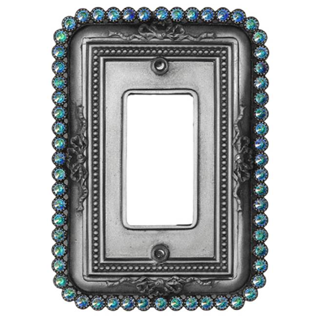 Carpe Diem Hardware - Cache Single Rocker/Gfi Switchplate w/ Swarovski Crystals - Chalice