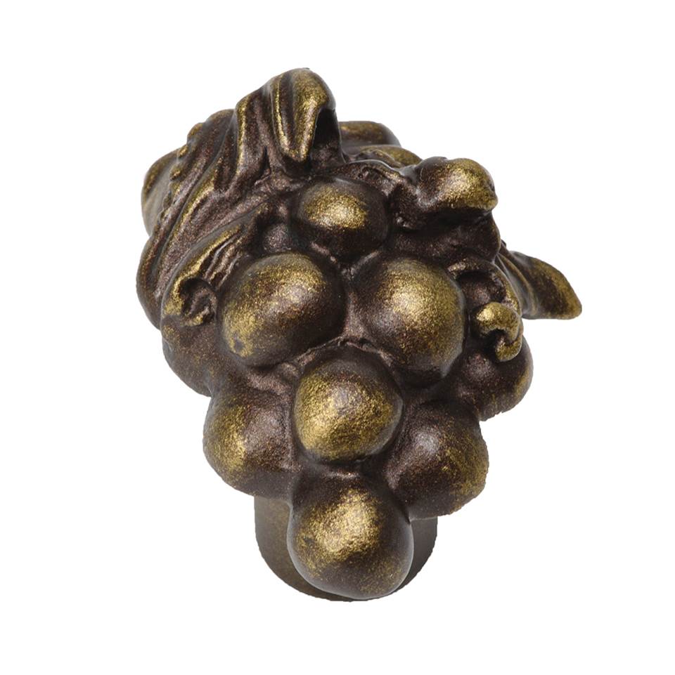 Carpe Diem Hardware - Bacchus Medium Knob - Antique Brass