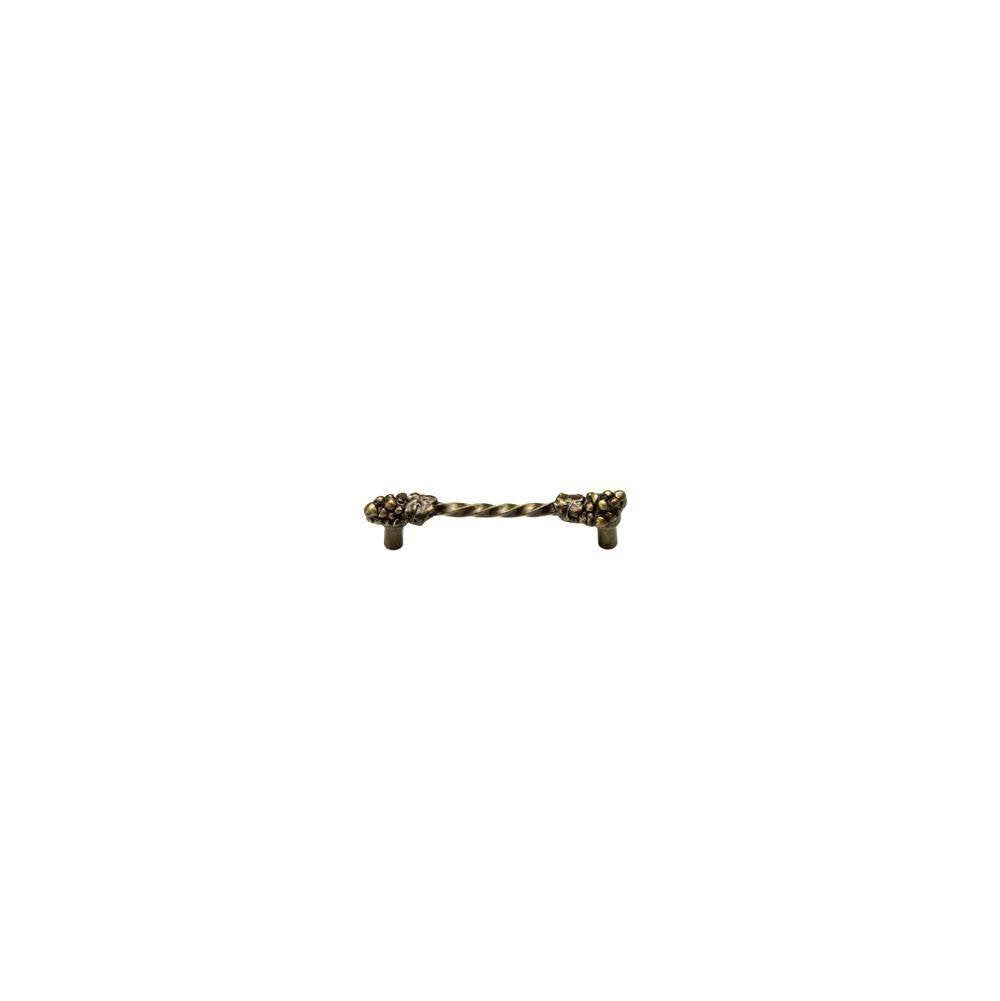 Carpe Diem Hardware - Bacchus 4'' O.C. Pull - Antique Brass