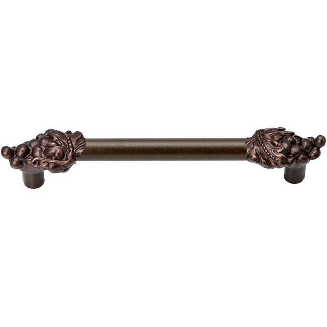 Carpe Diem Hardware - Bacchus 6'' O.C. Approx w/ 1/2'' Round Smooth Bar Long Pull - Gilded Mercury