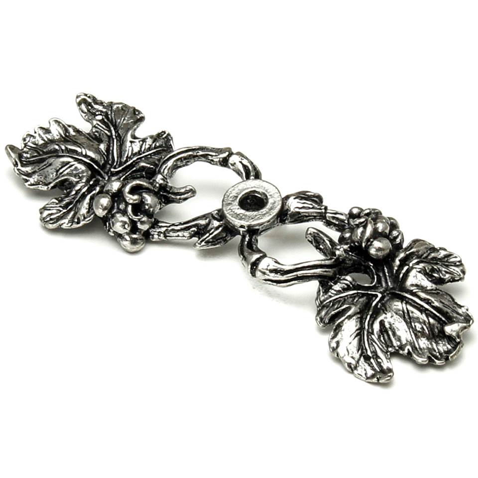 Carpe Diem Hardware - Double Grape Leaf and Vine Large Escutcheon - Chalice