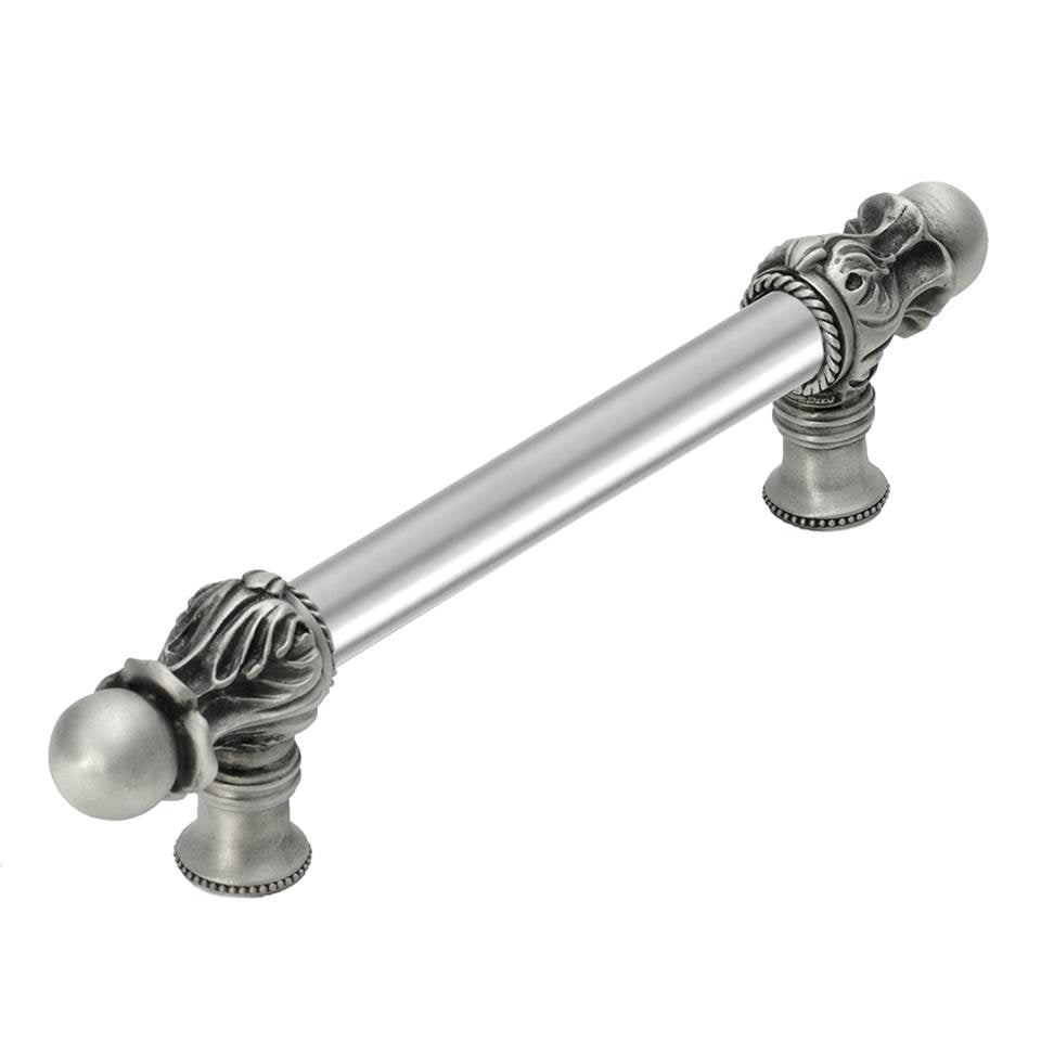 Carpe Diem Hardware - Acanthus 6'' O.C. {Approx.} w/ 5/8'' Smooth Center Long Pull Romanesque Style - Soft Gold