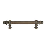 Carpe Diem Hardware - Acanthus 6'' O.C. (Approx.) With 5/8'' Reeded Center Long Pull Romanesque Style In Antique Brass. - Antique Brass
