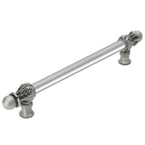 Carpe Diem Hardware - Acanthus 9'' O.C. {Approx.} w/ 5/8'' Smooth Center Long Pull Romanesque Style - Soft Gold
