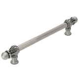Carpe Diem Hardware - Acanthus 9'' O.C. {Approx.} w/ 5/8'' Reeded Center Long Pull Romanesque Style - Soft Gold