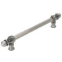Carpe Diem Hardware - Acanthus 9'' O.C. {Approx.} w/ 5/8'' Reeded Center Long Pull Romanesque Style - Soft Gold
