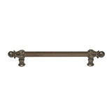 Carpe Diem Hardware - Acanthus 9'' O.C. (Approx.) With 5/8'' Reeded Center Long Pull Romanesque Style In Antique Brass. - Antique Brass