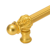 Acanthus 9'' O.C. {Approx.} w/ 5/8'' Reeded Center Long Pull Romanesque Style