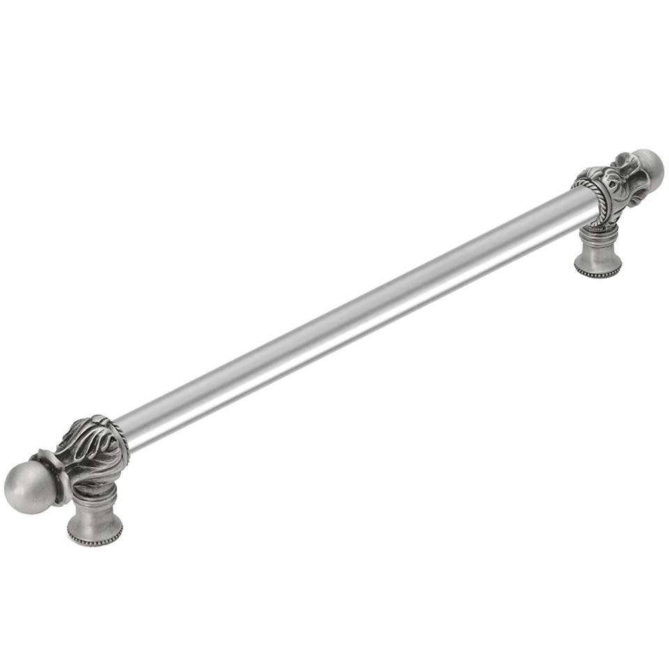 Carpe Diem Hardware - Acanthus 12'' O.C. {Approx.} w/ 5/8'' Smooth Center Long Pull Romanesque Style - Soft Gold