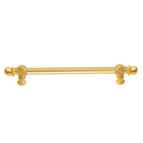 Carpe Diem Hardware - Acanthus 12'' O.C. (Approx.) With 5/8'' Smooth Center Long Pull Romanesque Style In Gilded Mercury. - Gilded Mercury