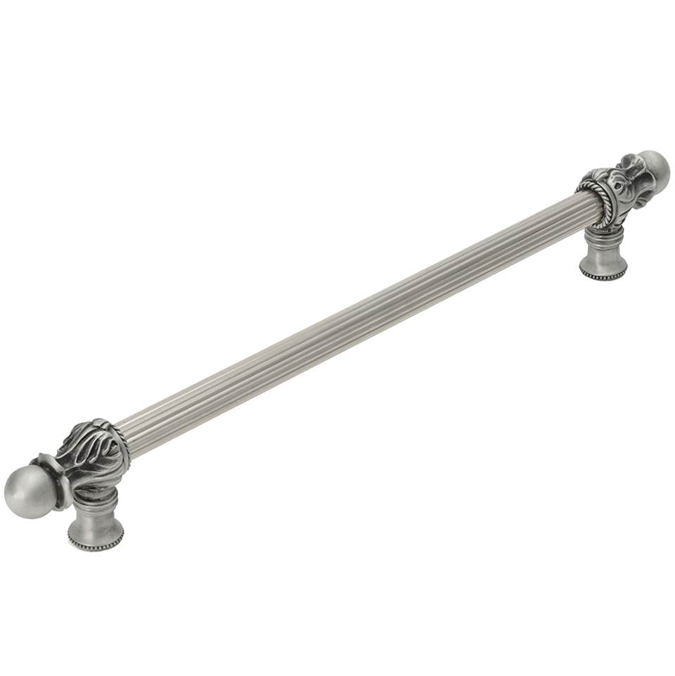 Carpe Diem Hardware - Acanthus 12'' O.C. {Approx.} w/ 5/8'' Reeded Center Long Pull Romanesque Style - Soft Gold