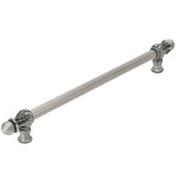 Carpe Diem Hardware - Acanthus 12'' O.C. {Approx.} w/ 5/8'' Reeded Center Long Pull Romanesque Style - Soft Gold