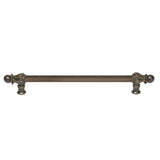Carpe Diem Hardware - Acanthus 12'' O.C. (Approx.) With 5/8'' Reeded Center Long Pull Romanesque Style In Antique Brass. - Antique Brass
