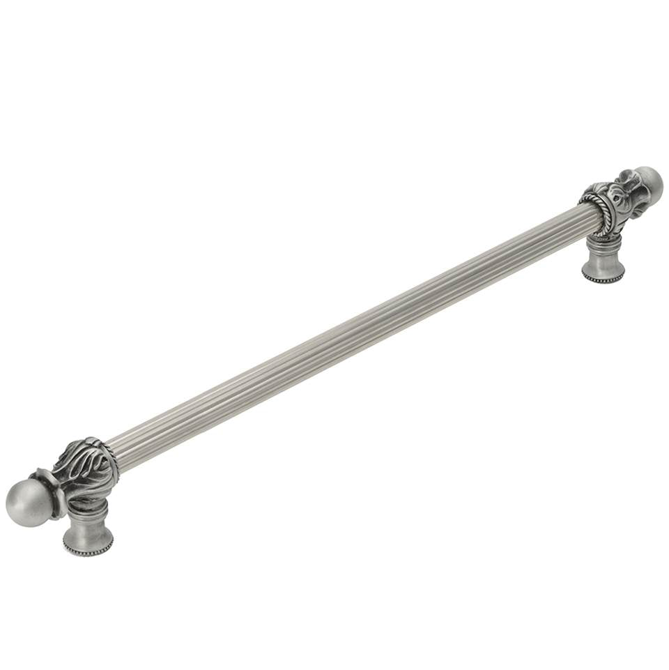 Carpe Diem Hardware - Acanthus 18'' O.C. {Approx.} w/ 5/8'' Reeded Center Long Pull Romanesque Style - Soft Gold