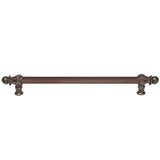 Carpe Diem Hardware - Acanthus 18'' O.C. (Approx.) With 5/8'' Reeded Center Long Pull Romanesque Style - Oil Rubbed Bronze