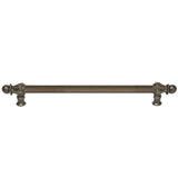 Carpe Diem Hardware - Acanthus 18'' O.C. (Approx.) With 5/8'' Reeded Center Long Pull Romanesque Style In Antique Brass. - Antique Brass