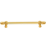 Carpe Diem Hardware - Acanthus 22'' O.C. (Approx.) With 5/8'' Smooth Center Long Pull Romanesque Style In Gilded Mercury. - Gilded Mercury