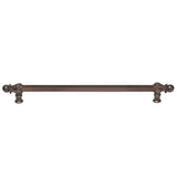 Carpe Diem Hardware - Acanthus 22'' O.C. (Approx.) With 5/8'' Reeded Center Long Pull Romanesque Style - Oil Rubbed Bronze