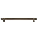 Carpe Diem Hardware - Acanthus 22'' O.C. (Approx.) With 5/8'' Reeded Center Long Pull Romanesque Style In Antique Brass. - Antique Brass