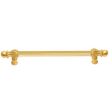 Carpe Diem Hardware - Acanthus 22'' O.C. (Approx.) With 5/8'' Reeded Center Long Pull Romanesque Style In Gilded Mercury. - Gilded Mercury