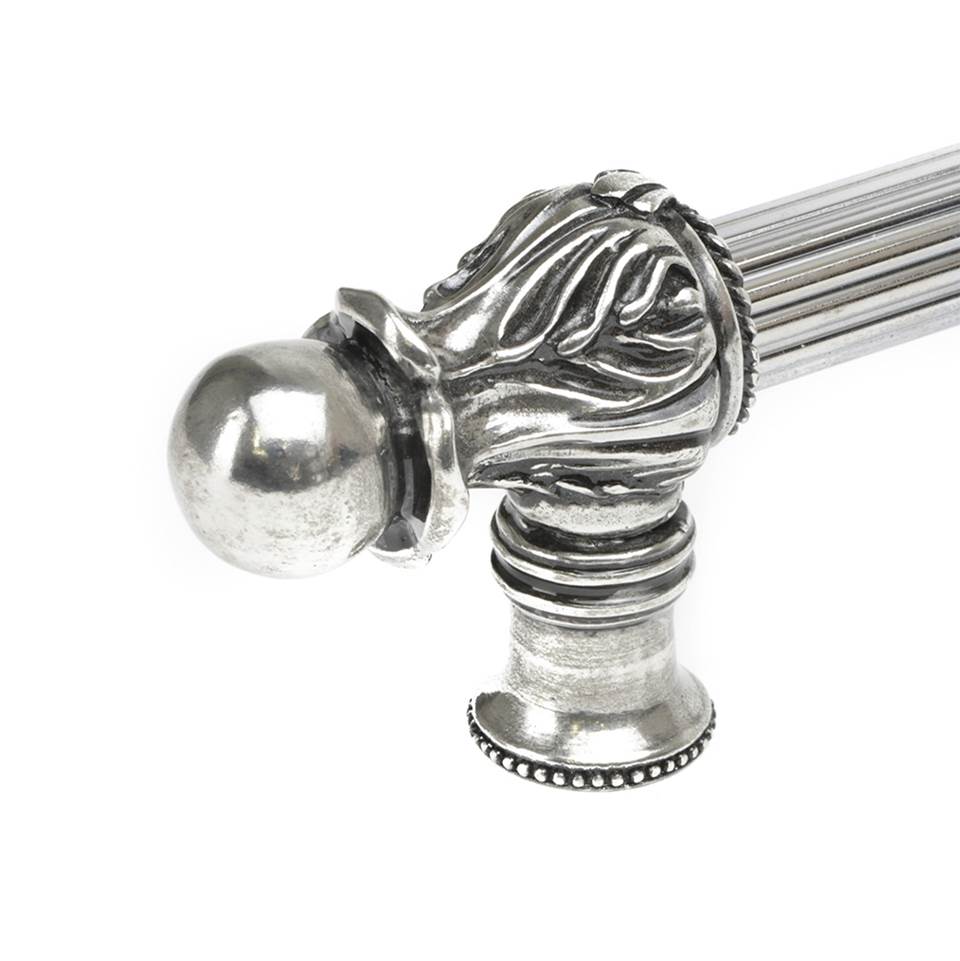Acanthus 6'' O.C. (Approx.) With 5/8'' Reeded Center Long Pull Romanesque Style With Center Brace