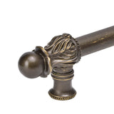 Acanthus 9'' O.C. (Approx.) With 5/8'' Smooth Center Long Pull Romanesque Style With Center Brace