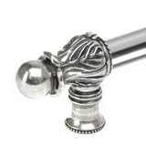 Acanthus 9'' O.C. (Approx.) With 5/8'' Smooth Center Long Pull Romanesque Style With Center Brace