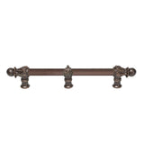 Carpe Diem Hardware - Acanthus 9'' O.C. (Approx.) With 5/8'' Reeded Center Long Pull Romanesque Style With Center Brace - Oil Rubbed Bronze