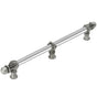 Carpe Diem Hardware - Acanthus 12'' O.C. {Approx.} w/ 5/8'' Smooth Center Long Pull Romanesque Style w/ Center Brace - Soft Gold