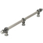 Carpe Diem Hardware - Acanthus 12'' O.C. {Approx.} w/ 5/8'' Reeded Center Long Pull Romanesque Style w/ Center Brace - Soft Gold