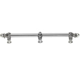 Carpe Diem Hardware - Acanthus 22'' O.C. (Approx.) With 5/8'' Smooth Center and Center Brace Long Pull Romanesque Style In Chalice. - Chalice
