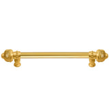 Carpe Diem Hardware - Cricket Cage 6'' O.C. (Approximately) With 5/8'' Smooth Center Long Pull Large Finial In Gilded Mercury. - Gilded Mercury