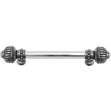Carpe Diem Hardware - Cricket Cage 6'' O.C. (Approximately) With 5/8'' Smooth Center Long Pull Large Finial In Chalice. - Chalice