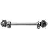 Carpe Diem Hardware - Cricket Cage 6'' O.C. (Approximately) With 5/8'' Reeded Center Long Pull Large Finial In Chalice. - Chalice