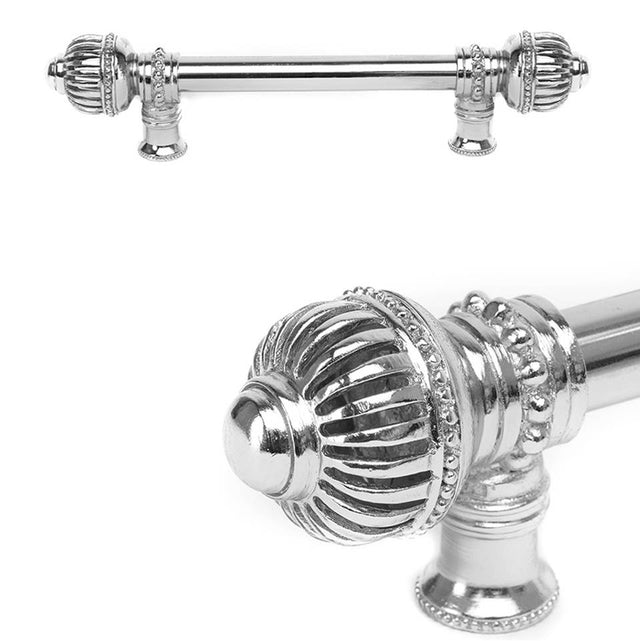 Carpe Diem Hardware - Cricket Cage 9'' O.C. Approx w/ 5/8'' Smooth Center Long Pull Large Finial - Soft Gold