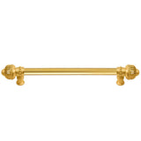 Carpe Diem Hardware - Cricket Cage 9'' O.C. (Approximately) With 5/8'' Smooth Center Long Pull Large Finial In Gilded Mercury. - Gilded Mercury