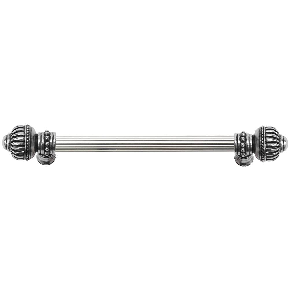 Carpe Diem Hardware - Cricket Cage 9'' O.C. (Approximately) With 5/8'' Reeded Center Long Pull Large Finial In Chalice. - Chalice