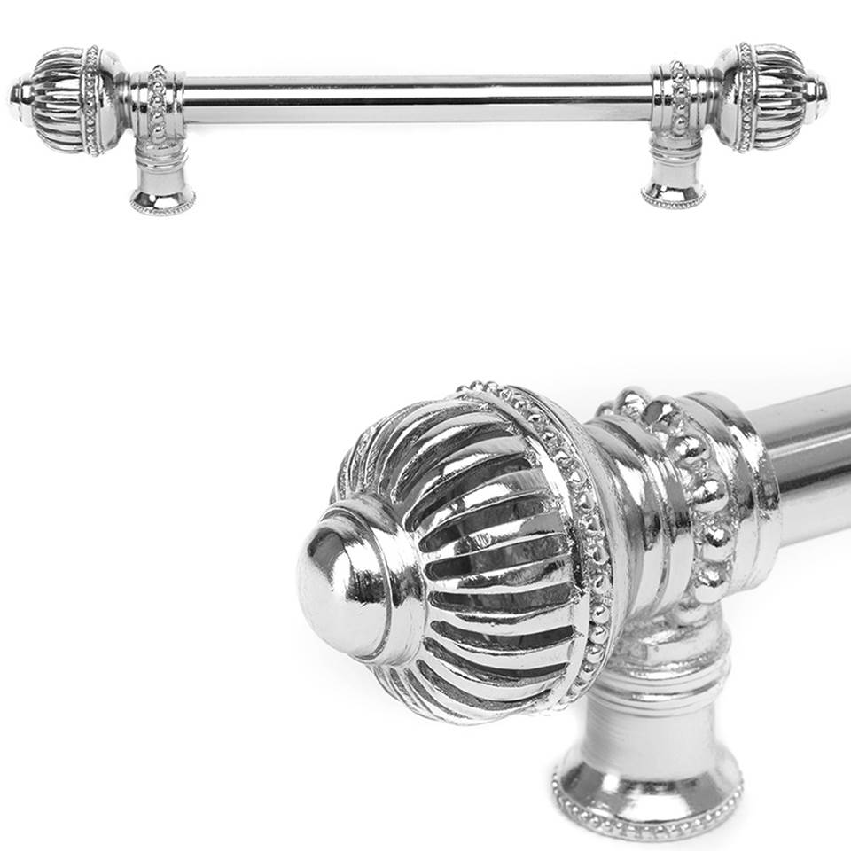 Carpe Diem Hardware - Cricket Cage 12'' O.C. Approx w/ 5/8'' Smooth Center Long Pull Large Finial - Soft Gold