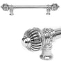Carpe Diem Hardware - Cricket Cage 12'' O.C. Approx w/ 5/8'' Smooth Center Long Pull Large Finial - Soft Gold