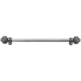 Carpe Diem Hardware - Cricket Cage 12'' O.C. (Approximately) With 5/8'' Reeded Center Long Pull Large Finial In Chalice. - Chalice