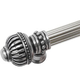 Cricket Cage 12'' O.C. Approx w/ 5/8'' Reeded Center Long Pull Large Finial