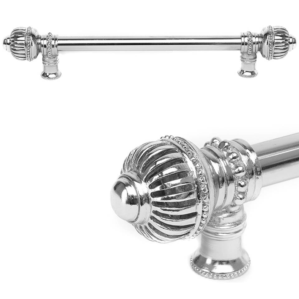 Carpe Diem Hardware - Cricket Cage 18'' O.C. Approx w/ 5/8'' Smooth Center Long Pull Large Finial - Soft Gold